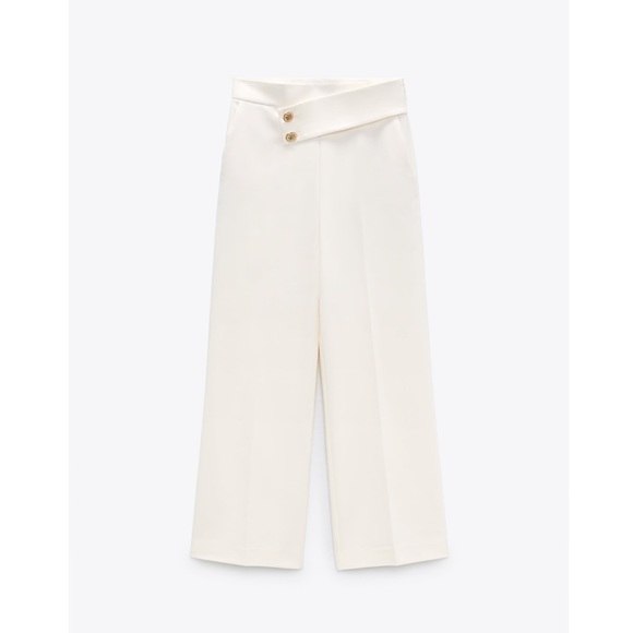 Zara bundle of two pants buttoned high waisted pants - Picture 7 of 12
